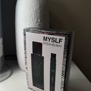 Yves Saint Laurent MYSLF Fragrance Set in Black and Silver